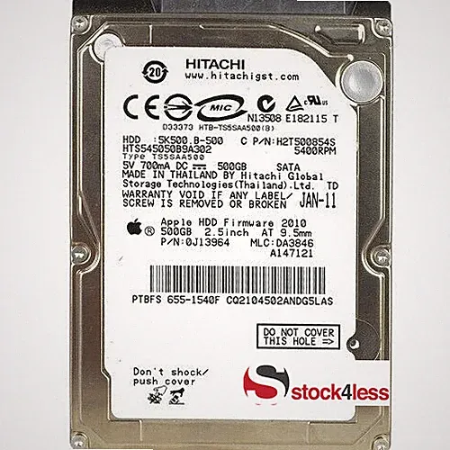 500GB Internal 5400 RPM 2.5" Hard Drive Multiple Major Brands - Tested Working!