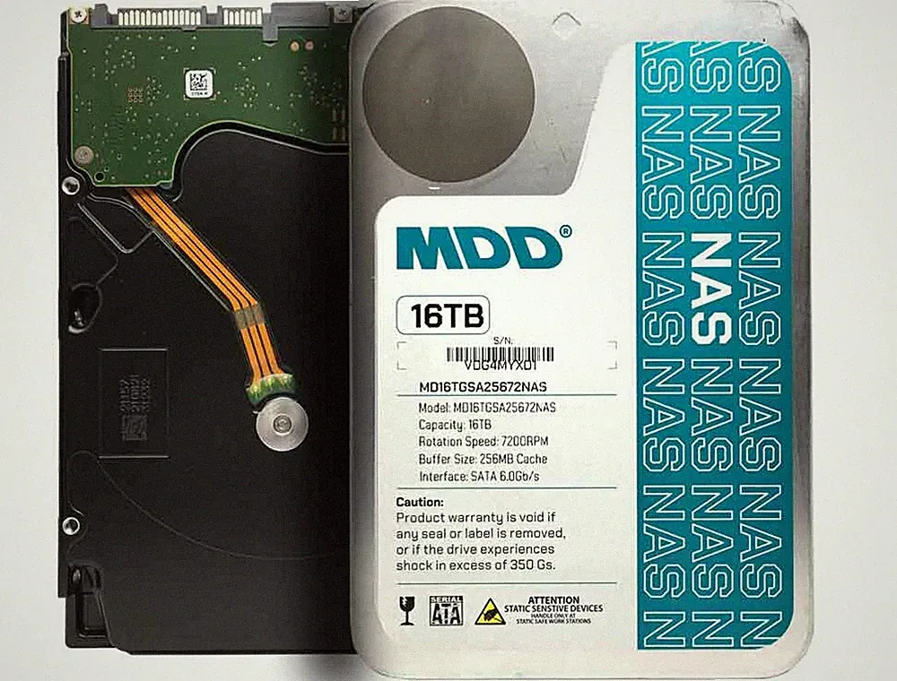 MDD 16TB 7200RPM 256MB Cache SATA 6.0Gb/s 3.5" Internal NAS, RAID Hard Drive
