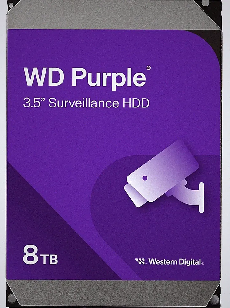 WD 8TB WD Purple Surveillance Internal Hard Drive HDD WD85PURZ