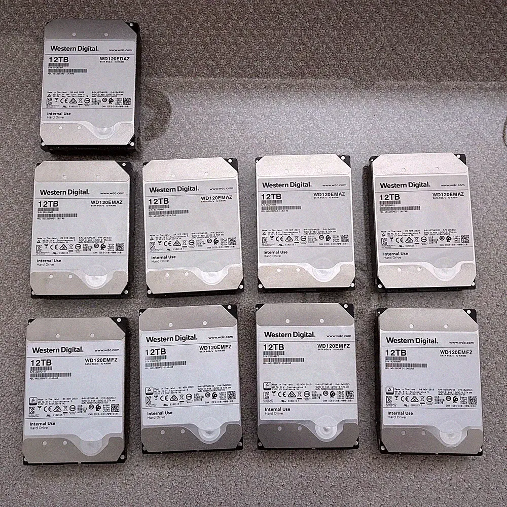 Western Digital 12TB 3.5" SATA 100% Health No Bad/Pend Sectors No Pin Mod Needed