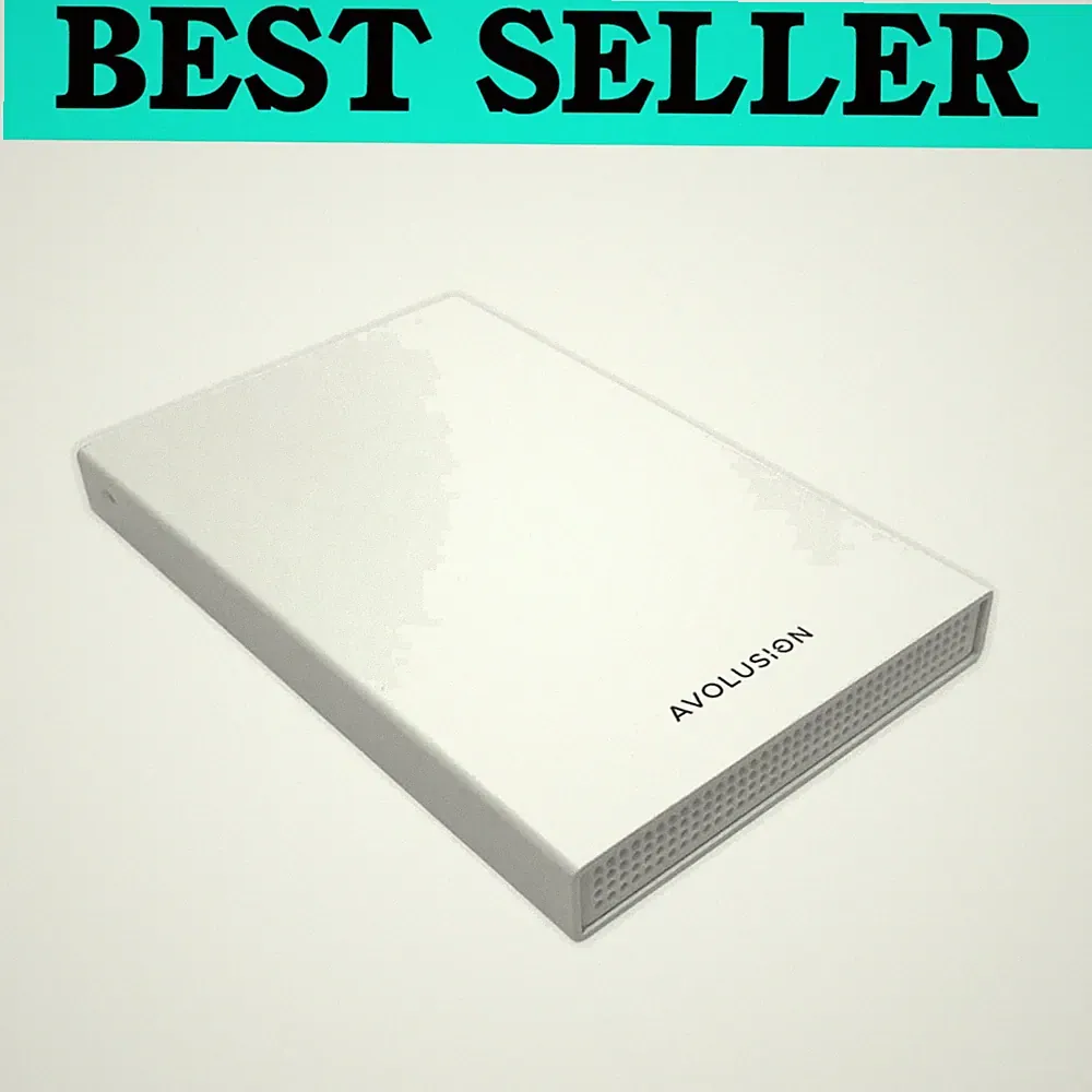 White 1TB USB 3.0 External Gaming Hard Drive for Xbox
