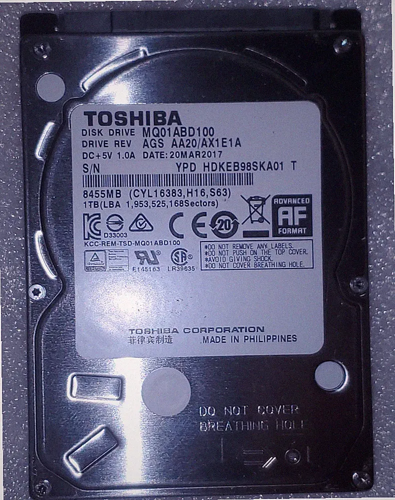 Xbox One S 1TB internal hard drive Arrives Ready for Installation into Console